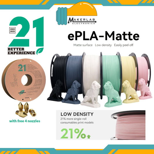 ESUN ePLA Matte 3D Printer Filament 1.75mm 1KG
