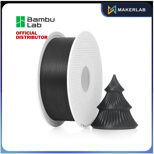 Bambu Lab 3D Printer PETG-CF Black Filament 1.75mm 1KG