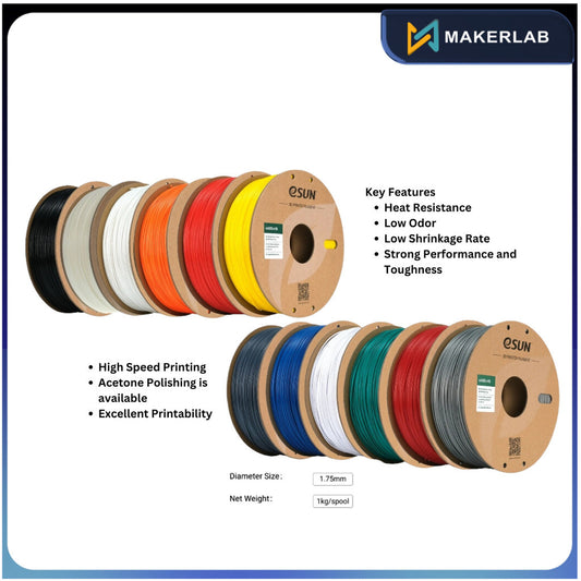 ESUN ABS+HS 3D Printer Filament 1.75mm 1KG